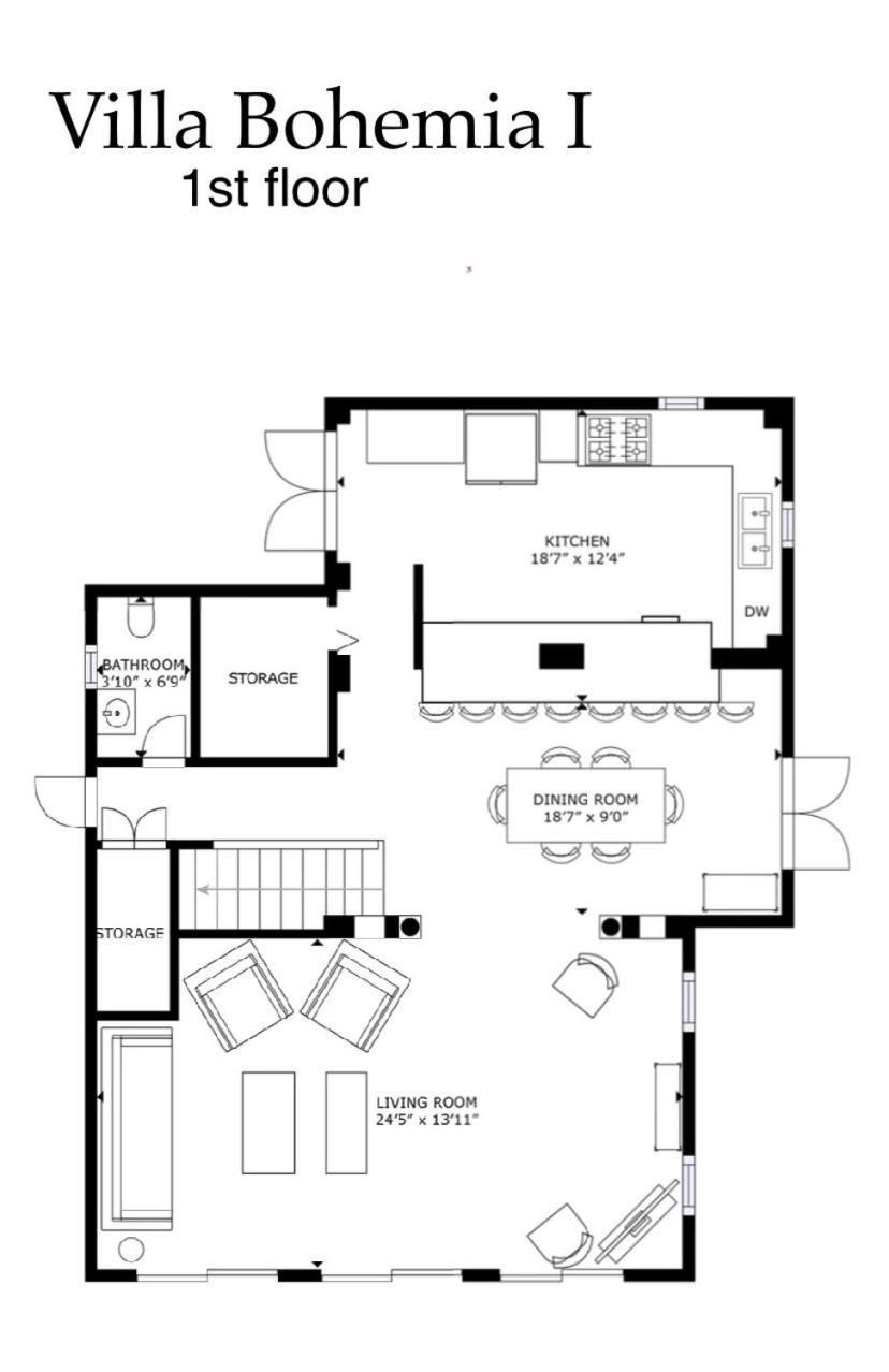 Villa Bohemia - Grand Gated Estate - Estates 1&2 San Juan